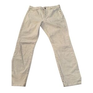 LOFT‎ Womens High Waist Skinny Crop Jeans White Size 29/8 Slim Pockets